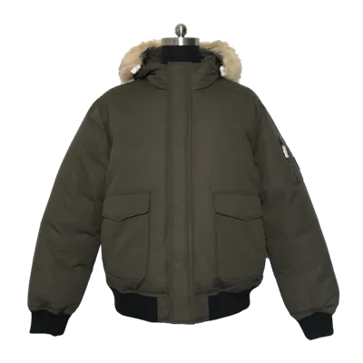 Men's Duck Down Parka In Military